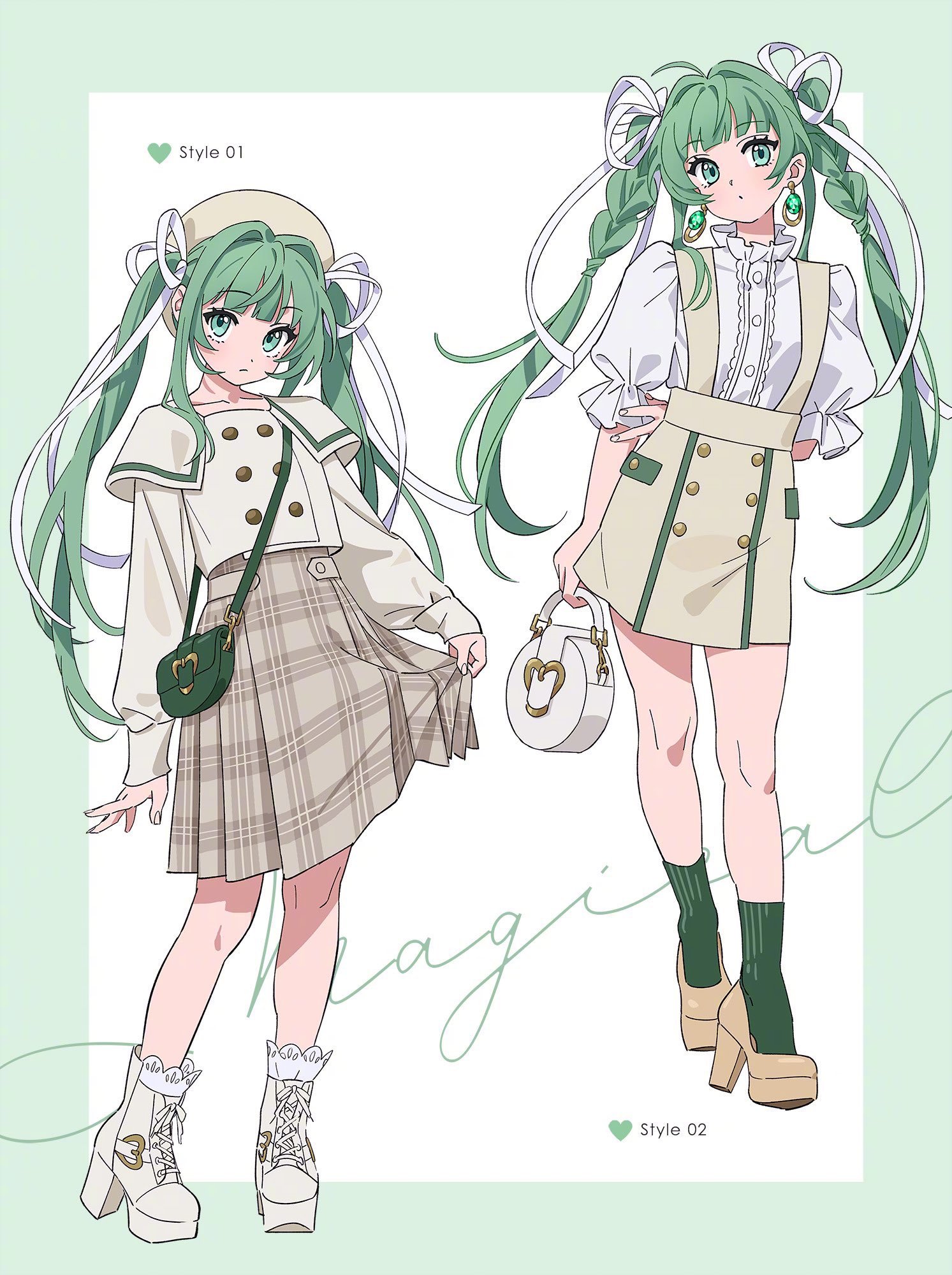 时尚与幻想的交响曲 画师toatomooto动漫人物插画中的服饰设计艺术